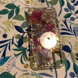 iphone x floral resin case